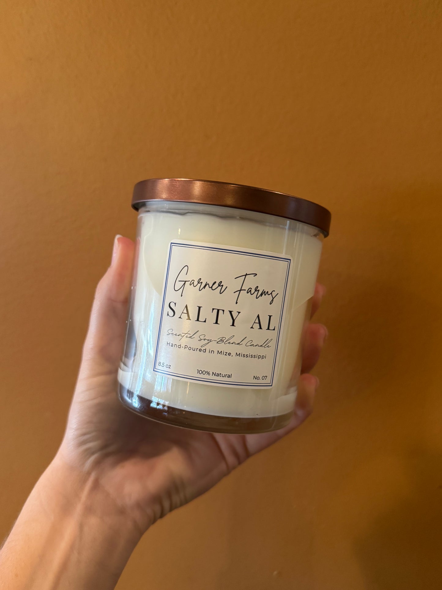 Salty Al Candle
