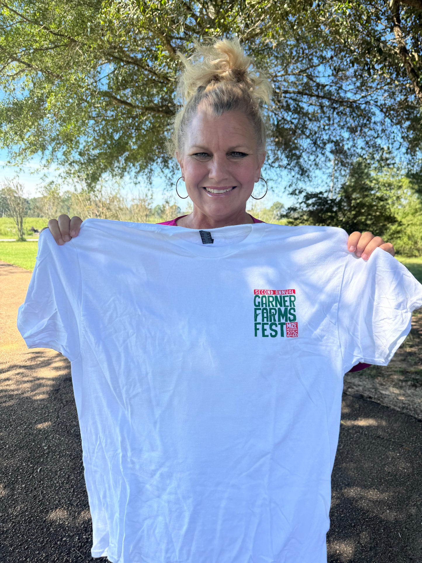 White Garner Farms Fest Tshirt