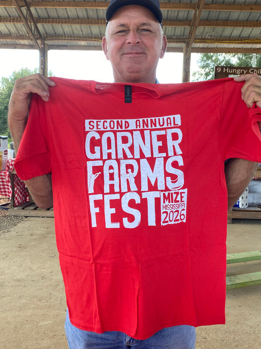 Red Garner Farms Fest Tshirt