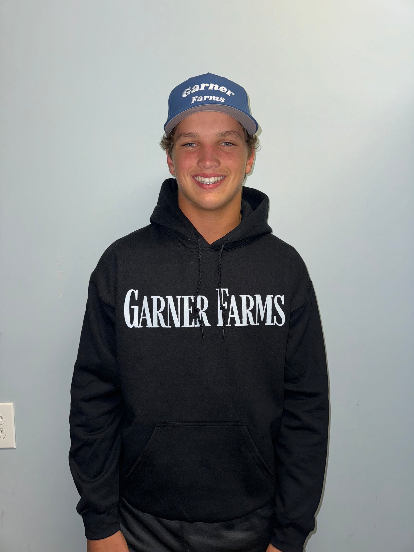 Black Garner Farms Hoodie