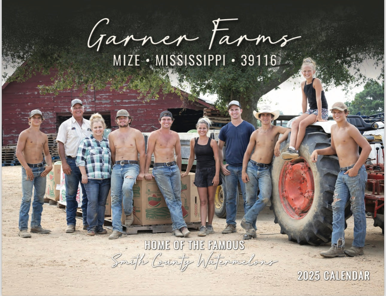 Garner Farms 2025 Calendar