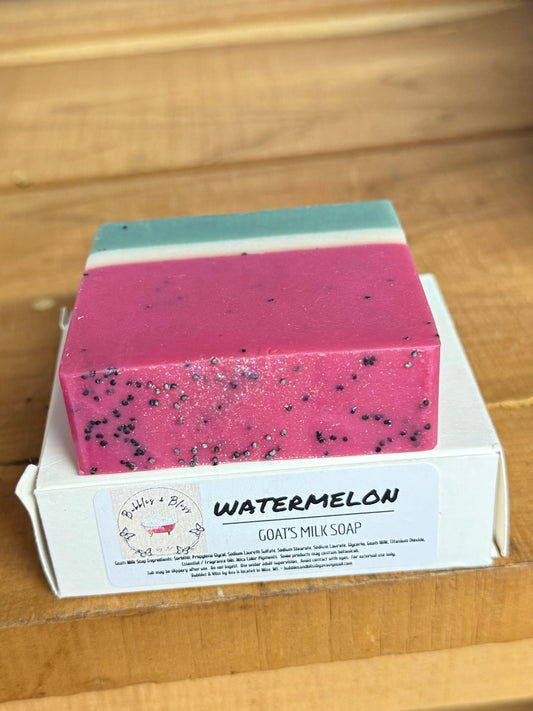 Watermelon Goat’s Milk Soap