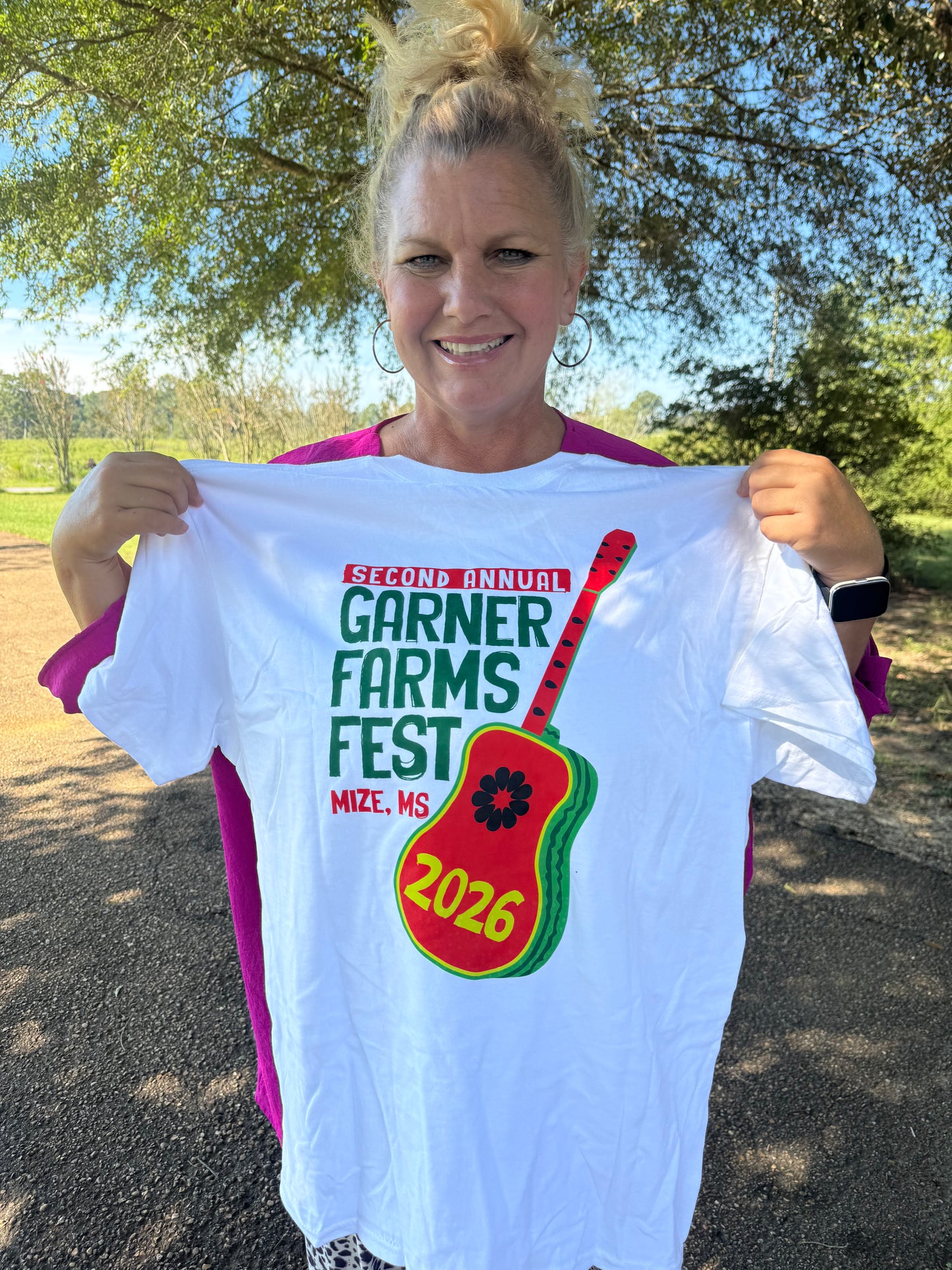 White Garner Farms Fest Tshirt