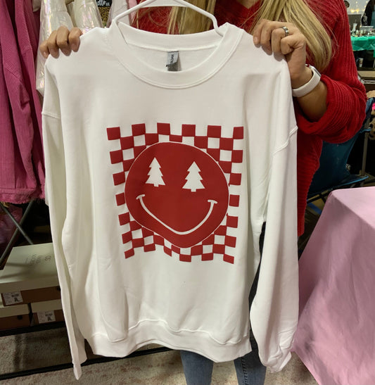 Smiley Christmas Sweatshirt