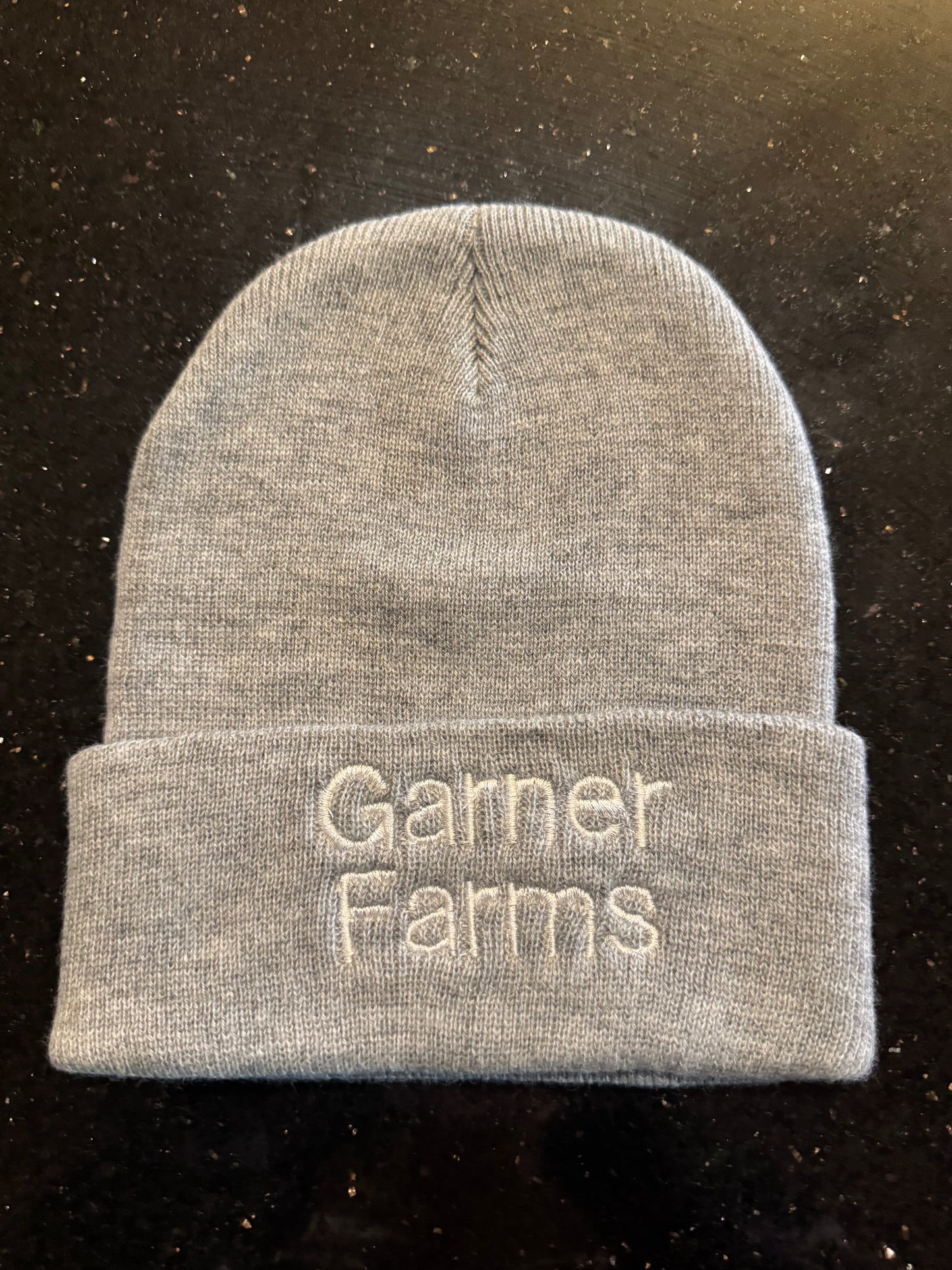 Grey Garner Farms Beanie